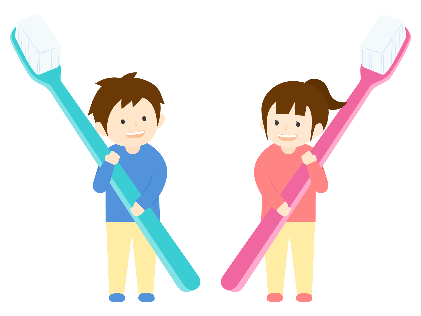 歯ブラシのイラスト